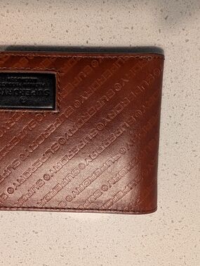 Men's Brown Leather Wallet - Classic Bifold Superdry